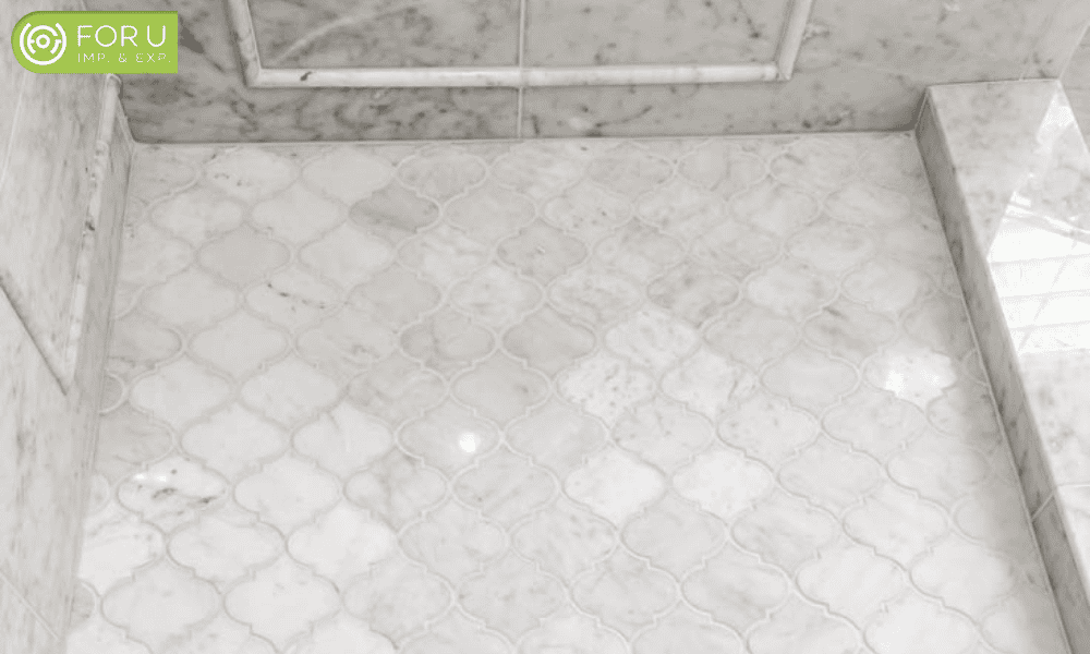 Marble mosaic bathroom floor Marble mosaic bathroom floor